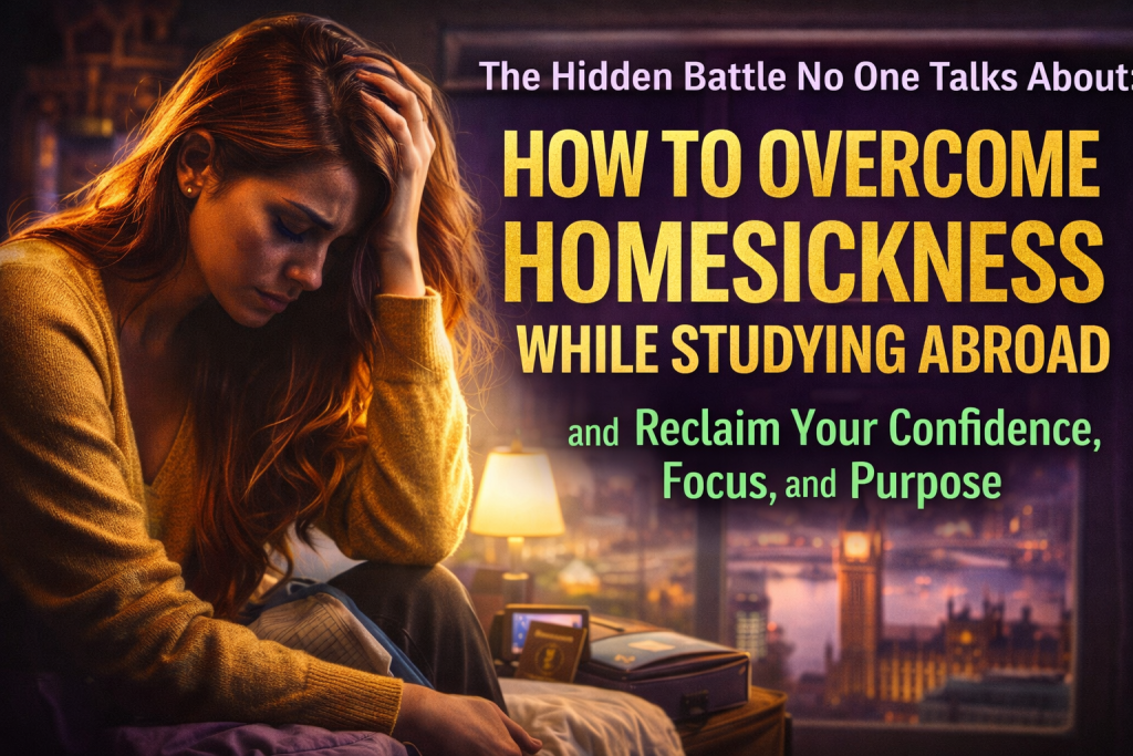 The Hidden Battle No One Talks About: How to Overcome Homesickness While Studying Abroad and Reclaim Your Confidence, Focus, and Purpose