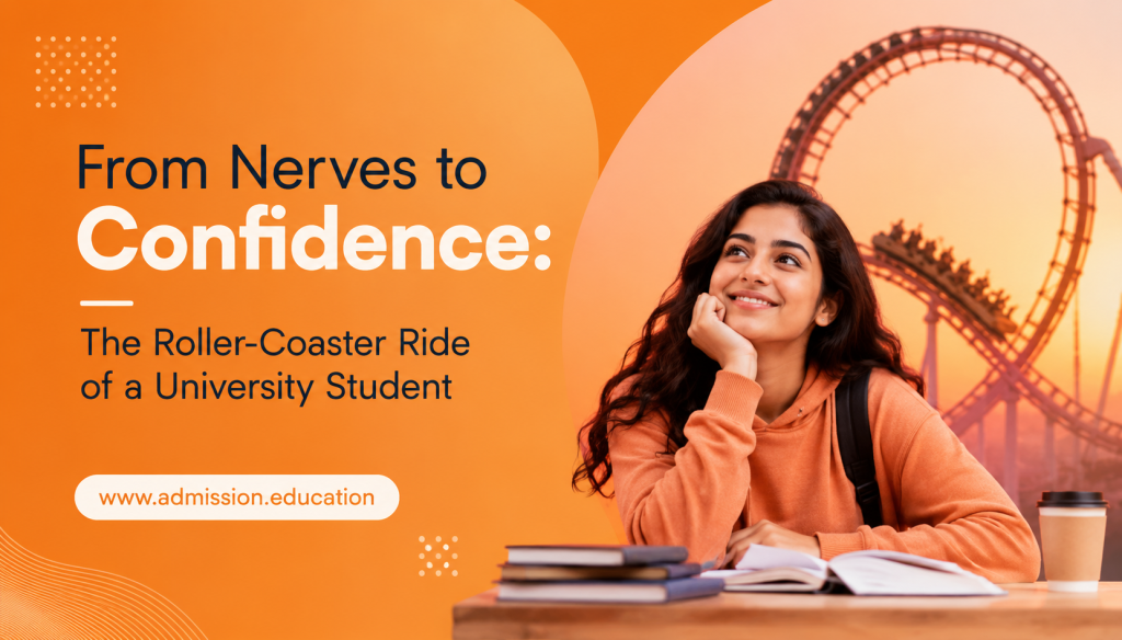 From Nerves to Confidence The Roller-Coaster Ride of a University Student